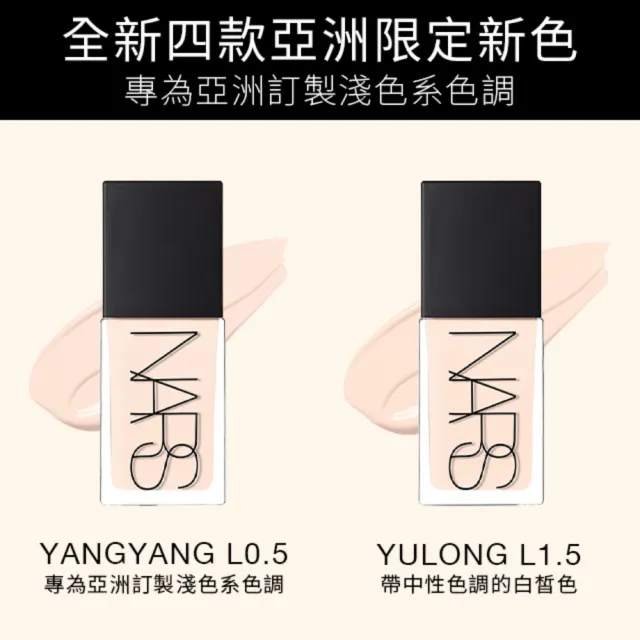 【NARS】裸光底妝獨家組(小白餅+小光瓶粉底/定妝蜜粉/裸光蜜粉餅)