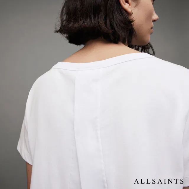 【ALLSAINTS】LEE 蕾絲拼接短袖T恤-白 WM033Z(舒適版型)