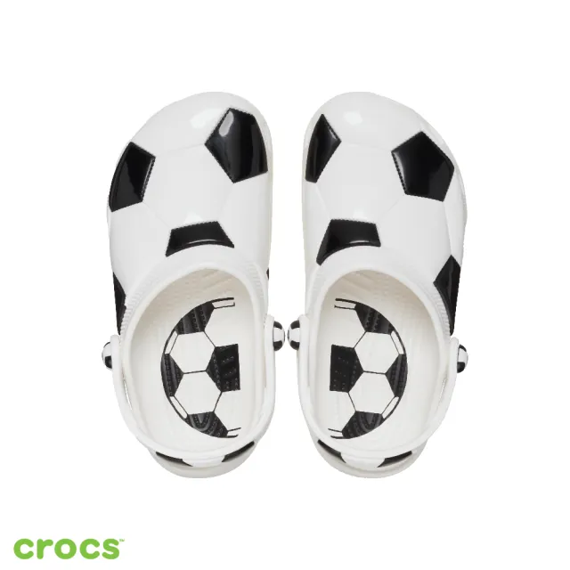 【Crocs】童鞋 大童經典足球克駱格(210157-103)