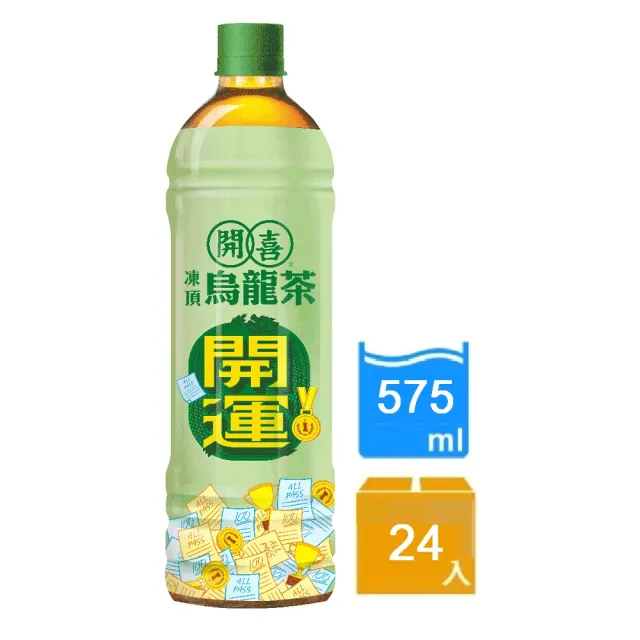 【開喜】凍頂烏龍茶-無糖575mlx24入/箱