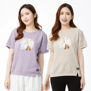 【betty’s 貝蒂思】網路獨賣★兔子野餐趣印花短袖T-shirt(共四色)