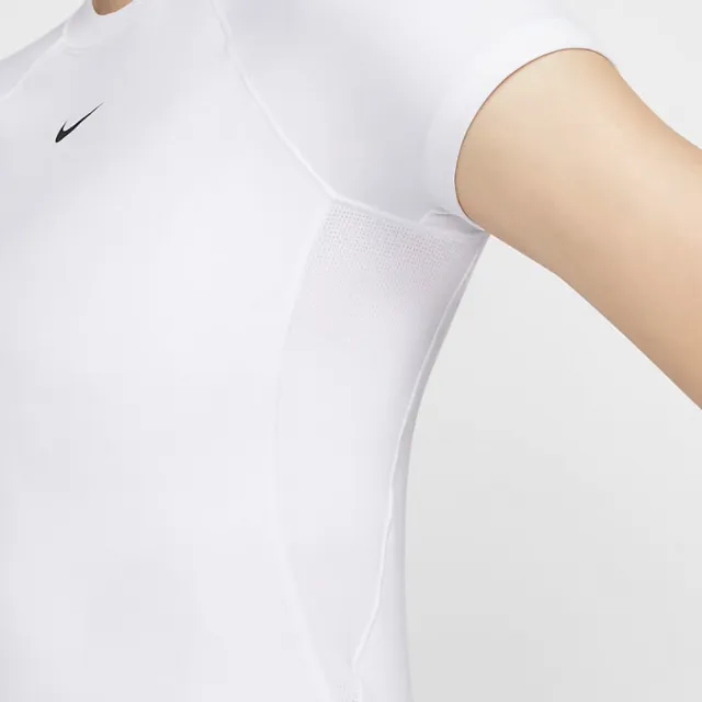 【NIKE 耐吉】上衣 女款 短袖上衣 運動 AS W NK PRO DF SS BASELAYER 白 FV7843-100