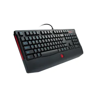 【Thermaltake 曜越】速戰傭兵KNUCKER 類機械式電競鍵盤 防潑水設計 附贈四顆紅色鍵帽(KB-KNK008TC)