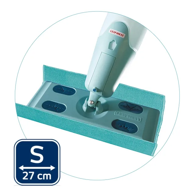 【LEIFHEIT萊夫海特】除塵擦拭拖把備用布(2入)