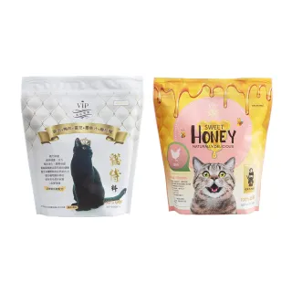 【Catpool 貓侍】天然無穀貓糧1.5KG-雞鴨、雞-綜合2包組(白貓侍x1+金貓侍x1)