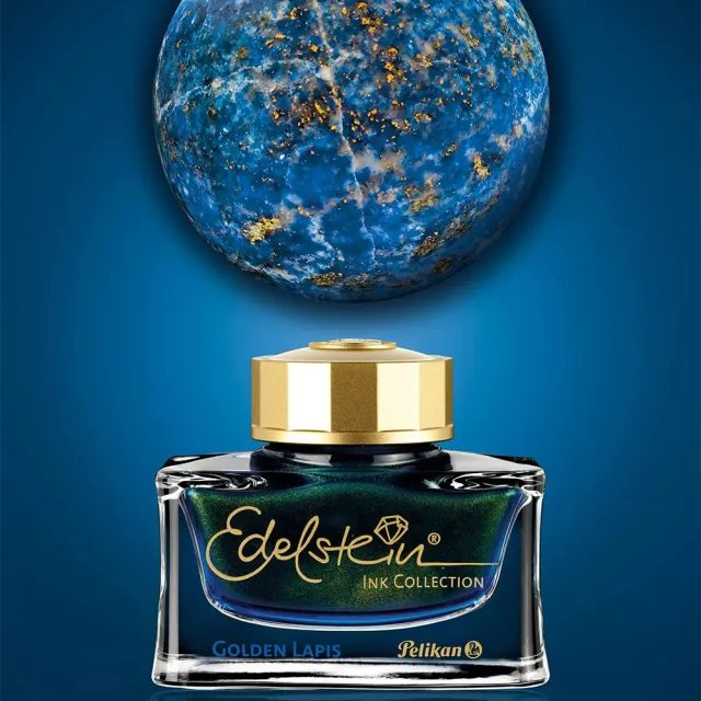 【Pelikan】EDELSTEIN 逸彩系列 2024年度色 墨水（GOLDEN LAPIS 青金石）(EDELSTEIN)