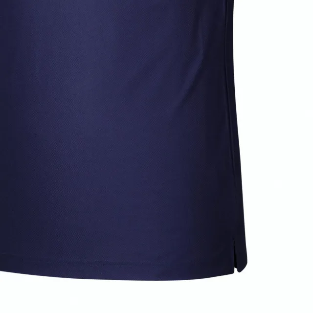 【PLAYBOY GOLF】男款袖口配色高爾夫短袖POLO衫-深藍(吸濕排汗/抗UV/高爾夫球衫/AA24105-58)