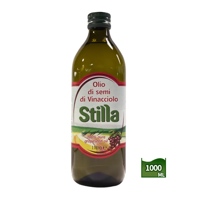 即期品【自然思維】Stilla100%純葡萄籽油1000ml 2入禮盒(有效日期2024/12/17)