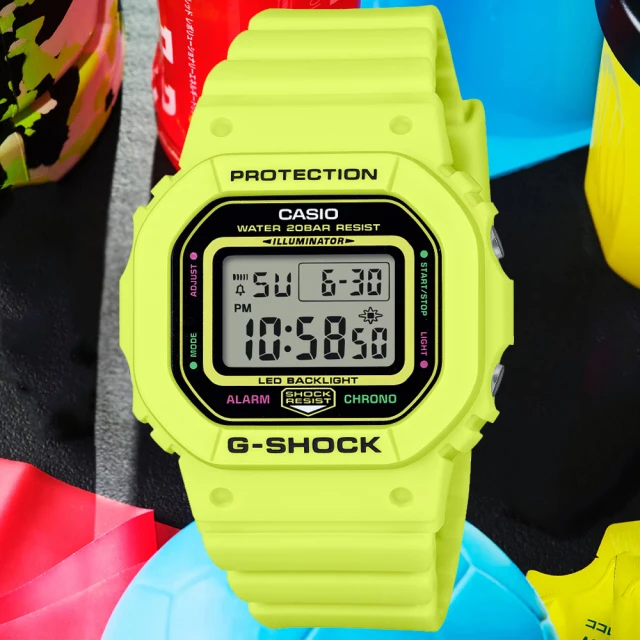 CASIO 卡西歐 G-SHOCK 運動風 經典電子腕錶 雙11 特惠(GMD-S5600EP-9)