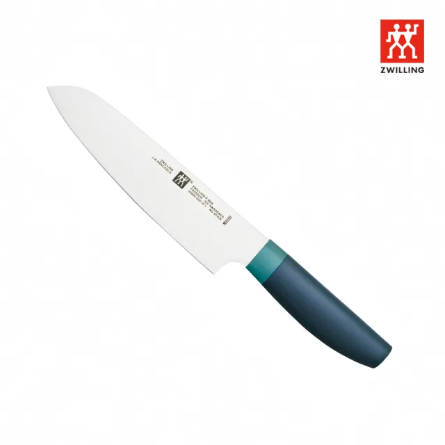 【ZWILLING 德國雙人】Now S日式主廚刀三德刀18cm+雙面抗菌砧板36cmx20cm