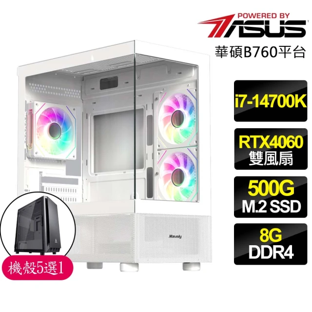 華碩平台 i7二十核 RTX4060 2X{步步為營}海景房