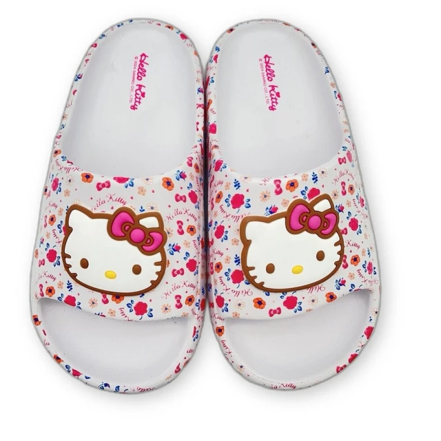 SANRIO 三麗鷗 KITTY女童拖鞋(三麗鷗 卡通童鞋 中大童 童鞋)