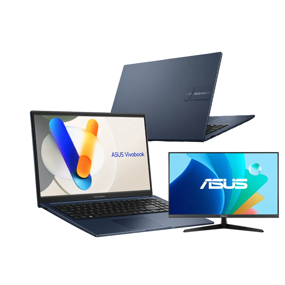 【ASUS】+27型螢幕組★15.6吋i5效能筆電(VivoBook X1504ZA/i5-1235U/16G/512G/W11)