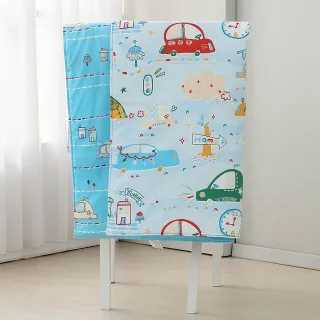 【HongYew 鴻宇】防蹣抗菌美國棉兒童涼被(時光旅程-藍)