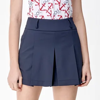 【PING】女款素面打折吸濕排汗高爾夫短褲-深藍(吸濕排汗/日本素材/GOLF/高爾夫短裙/RD24102-58)