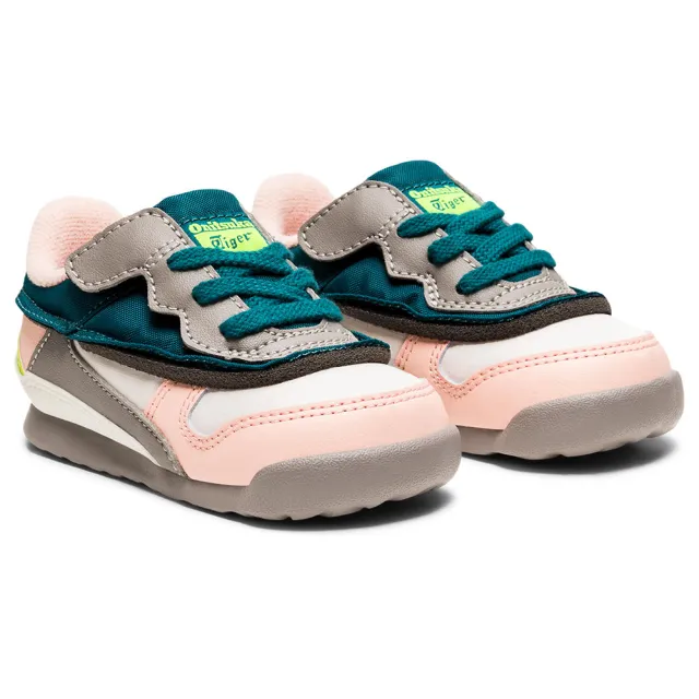 【Onitsuka Tiger】鬼塚虎 KIDS粉綠配色 ADMIX RUNNER 小童鞋 休閒鞋 (1184A088-300)
