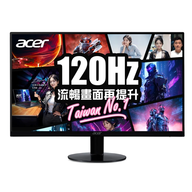 Acer 宏碁 SA270 G0 電腦螢幕(27型/FHD/120Hz/1ms/IPS)