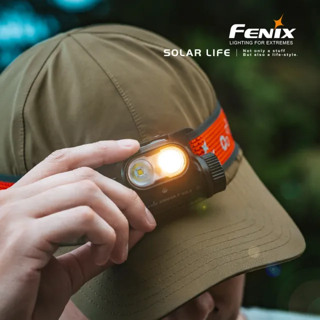 【Fenix】HM65R-T V2.0 1600流明超輕鎂合金越野跑頭燈 附原廠18650電池1顆(夜跑頭燈 防水跑步頭燈)