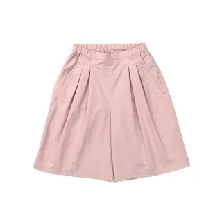 【lulabee】童裝-細節打摺短褲(粉色)