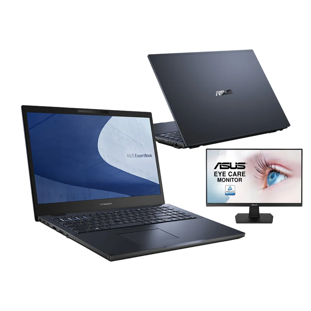 【ASUS】+24型螢幕組★15.6吋i7商用筆電(B2502CBA-2861A1260P/i7-1260P/32G/1TB SSD/W11P)