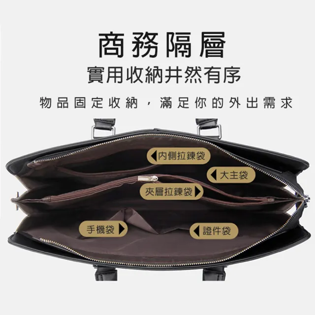 【BONum 博紐】雙11 男仕商務休閒細?兩用包加大款(公事包 型男 上班 休閒 商務 筆電 電