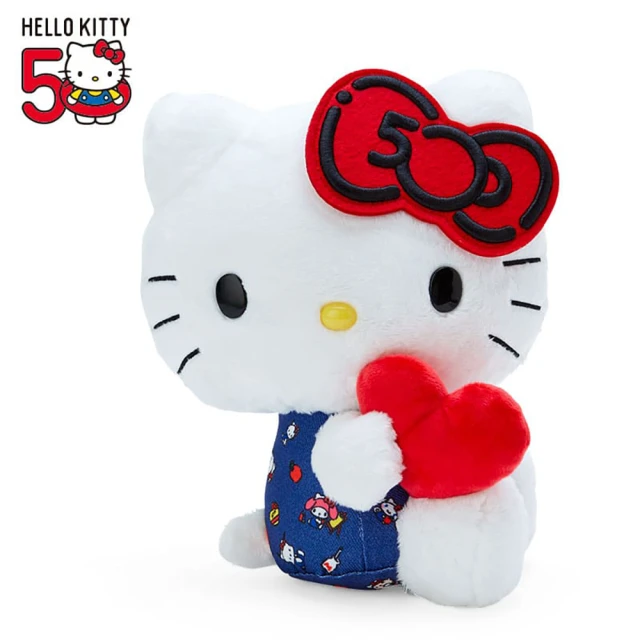 SANRIO 三麗鷗 Hello Kitty 50周年 造型絨毛娃娃 Hello Kitty 凱蒂貓