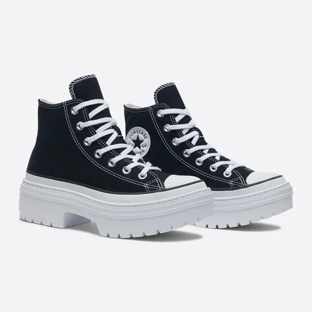 CONVERSE CTAS LUGGED HEEL HI 高筒 休閒鞋 厚底鞋 女鞋 黑色(A08258C)