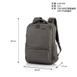 【Samsonite 新秀麗】HOLBORN 商務休閒減壓背帶筆輕量電後背包/雙肩包/通勤包/電腦包15.6吋(多色可選)