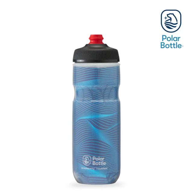 Polar Bottle 20oz 雙層保冷噴射水壺 Jersey Knit 午夜藍(公路車 自行車 腳踏車 保冷水壺)