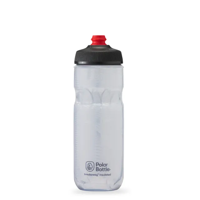 【Polar Bottle】20oz 雙層保冷噴射水壺 Jersey Knit 白(公路車 自行車  腳踏車 保冷水壺)