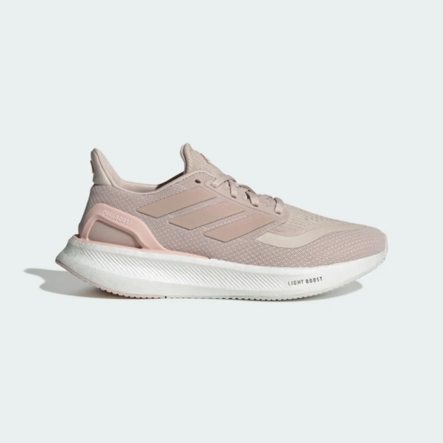 adidas 愛迪達 Pureboost 5 W 女 慢跑鞋 運動 路跑 反光 緩震 耐磨 奶茶(IF9203)