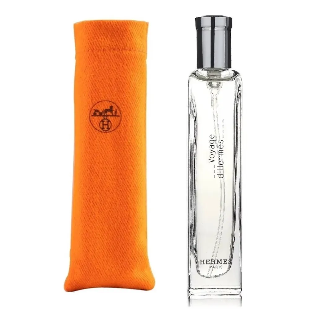 【Hermes 愛馬仕】愛馬仕之旅淡香水-絨布套-15ml(平行輸入)