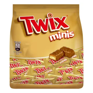 即期品【Twix 特趣】迷你焦糖夾心巧克力 樂享包 1180g 零食/點心