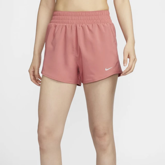 NIKE 耐吉 短褲 女款 運動褲 AS W NK ONE DF HR 3IN BR SHORT 粉 DX6015-634