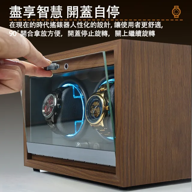 【AMITOF】上鏈盒 搖錶器 自動上鏈盒 1錶位(搖錶器 自動上鏈 維護手錶 手錶上鏈 保養手錶 上鍊盒