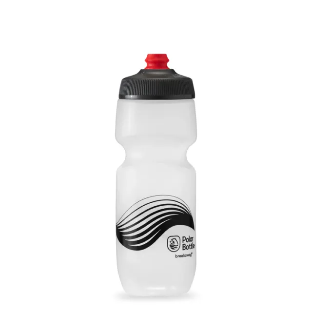 【Polar Bottle】24oz 單層噴射水壺 WAVE 透明(公路車 自行車  腳踏車 輕量化水壺)