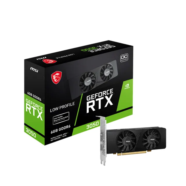 【MSI 微星】RTX3050 LP 6G OC 顯示卡