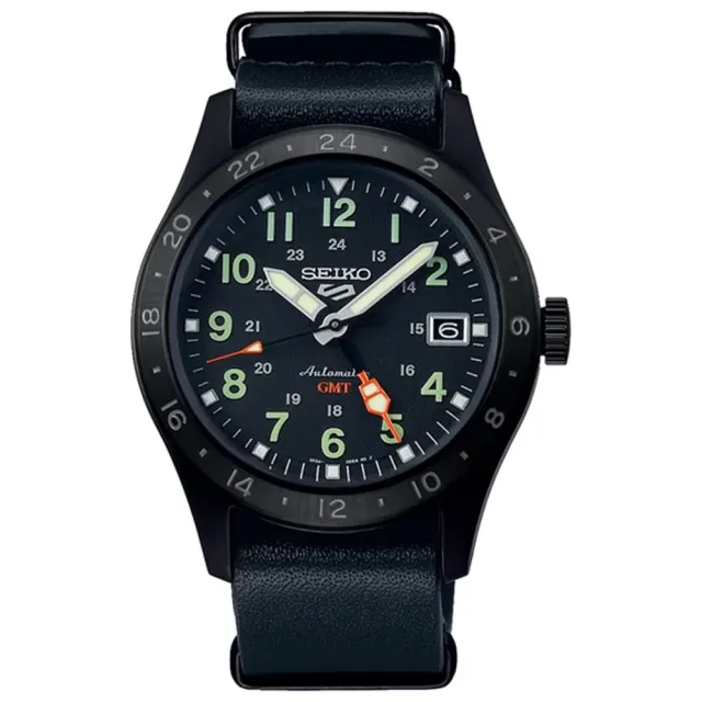【SEIKO 精工】5 Sports 水鬼GMT運動機械錶/42.5mm 送禮  禮物(4款可選)