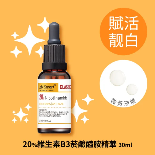 【Dr.Hsieh 達特醫】官方直營★LabSmart Classic精華30ml-無盒(A醇/維生素B3/神經醯胺/維生素C)