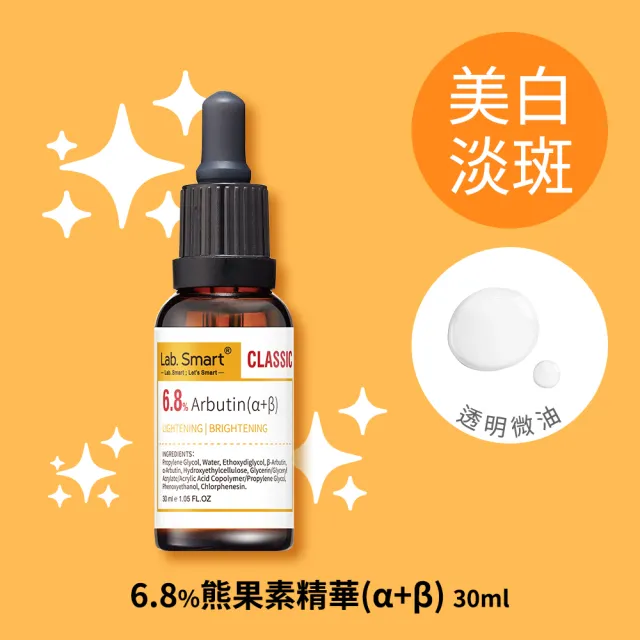 【Dr.Hsieh 達特醫】官方直營★LabSmart Classic精華30ml-無盒(A醇/維生素B3/神經醯胺/維生素C)