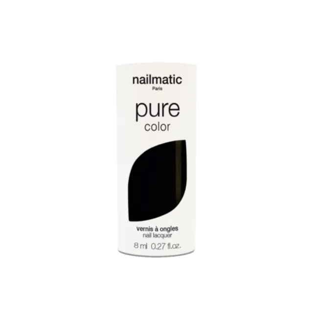 【Nailmatic】純色生物基指甲油-Pete-珍珠黑(植萃指甲油)