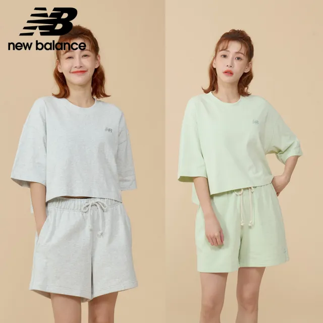 【NEW BALANCE】NB 前短後長棉質短版上衣_女性_WT43536AHH_WT43536NUM(美版 版型偏大)