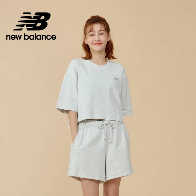 【NEW BALANCE】NB 前短後長棉質短版上衣_女性_WT43536AHH_WT43536NUM(美版 版型偏大)