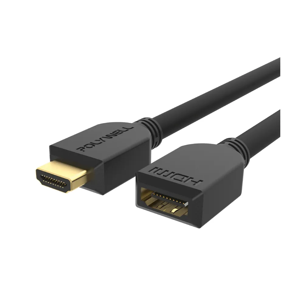 【POLYWELL】HDMI 2.0 延長線 公對母 /50公分