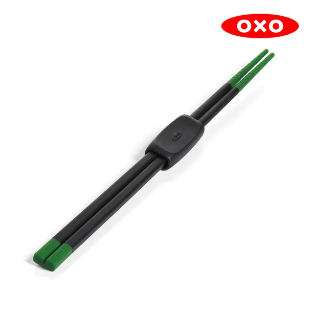 【美國OXO】料理神隊友3件組(彈性矽膠鍋鏟+矽膠料理長筷+9吋餐夾)
