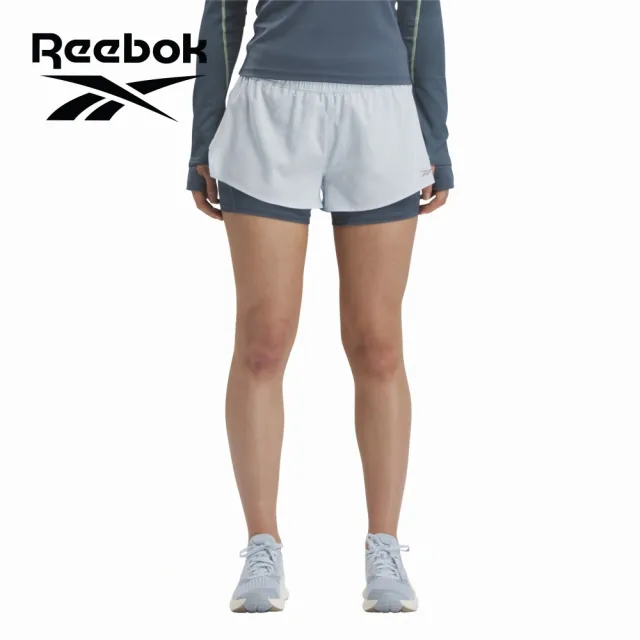 【REEBOK官方旗艦】RUNNING 2 IN 1 SHORT 短褲_女(兩款任選)