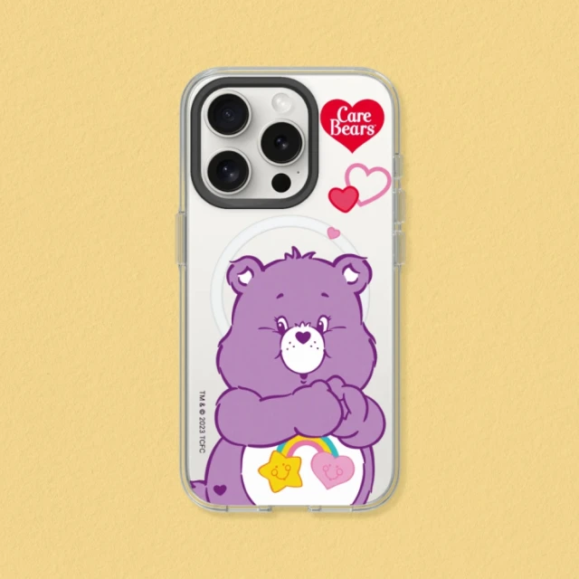 RHINOSHIELD 犀牛盾 iPhone 14系列 Clear MagSafe兼容 透明手機殼/Best Friend Bear(Care Bears)