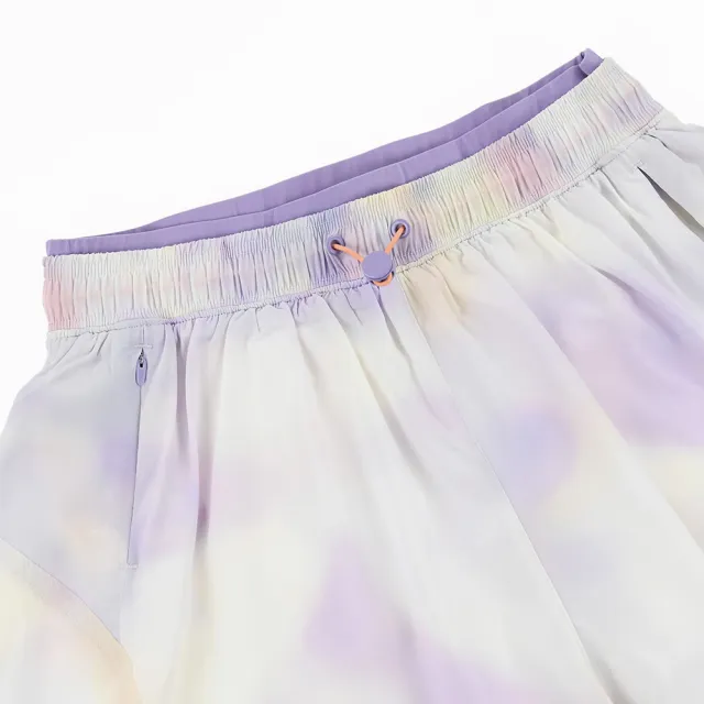 【YUANDONGLI 元動力】渲染時尚印花短褲(紫色；S-L；4242196001)