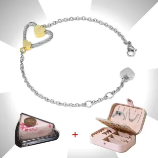 【CHARRIOL 夏利豪】Passion Bracelet 激情手鍊金銀雙色款-加雙重贈品 C6(06-104-1271-0)