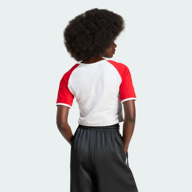 【adidas 官方旗艦】DISNEY 米奇 短版短袖上衣 女 - Originals IY2268 T恤